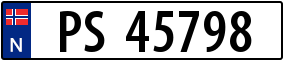 Truck License Plate